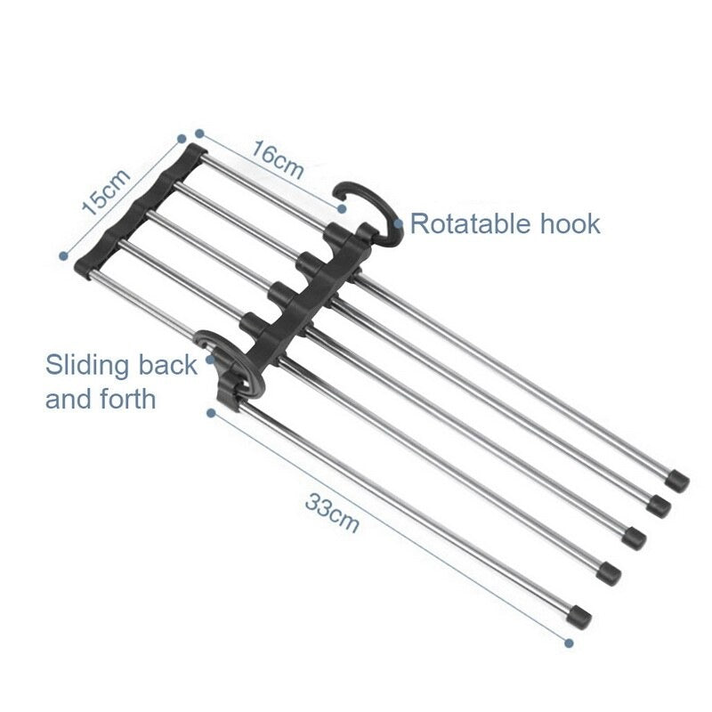 5-in-1 Stainless Steel Cloth Rack