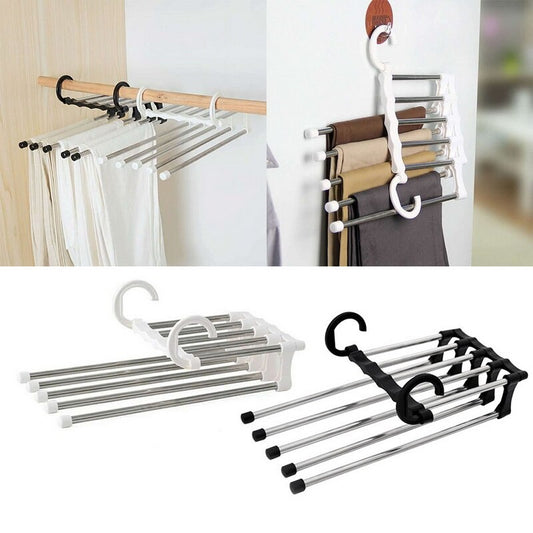 5-in-1 Stainless Steel Cloth Rack