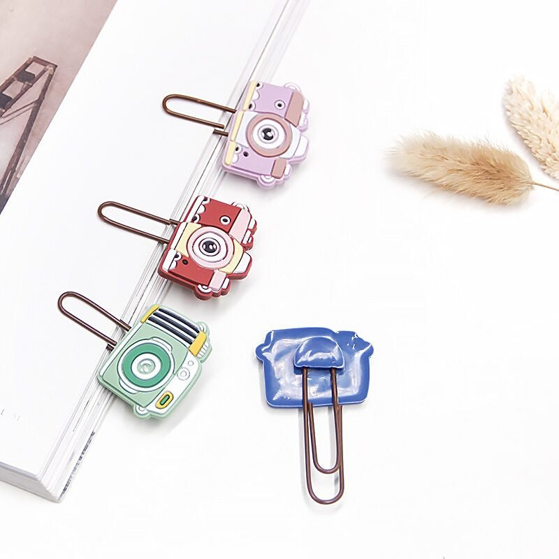 Paper Clips-Vintage Camera-Set of 3