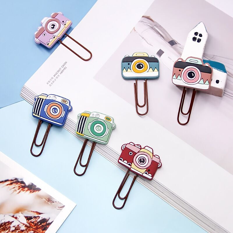 Paper Clips-Vintage Camera-Set of 3