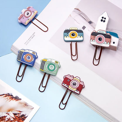 Paper Clips-Vintage Camera-Set of 3