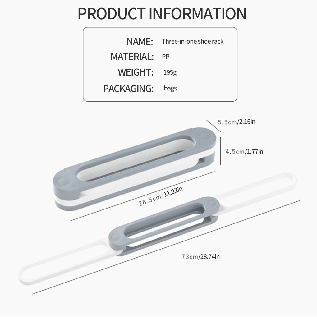 3 in 1 Shoes Rack