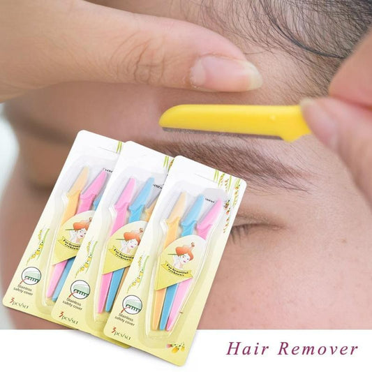 3Pcs/set Portable Eyebrow Trimmer