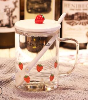 3D Strawberry Mug with Lid