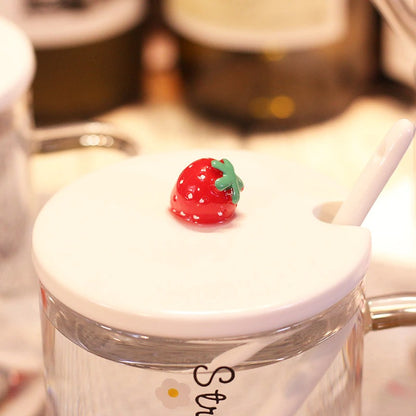 3D Strawberry Mug with Lid