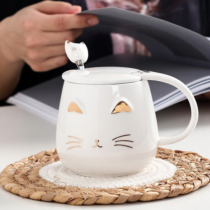 Cat Mustache - Mug