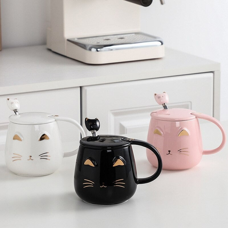 Cat Mustache - Mug