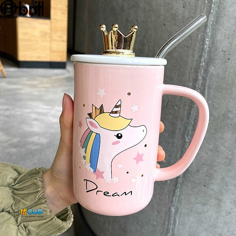 Unicorn Crown with spoon Mug