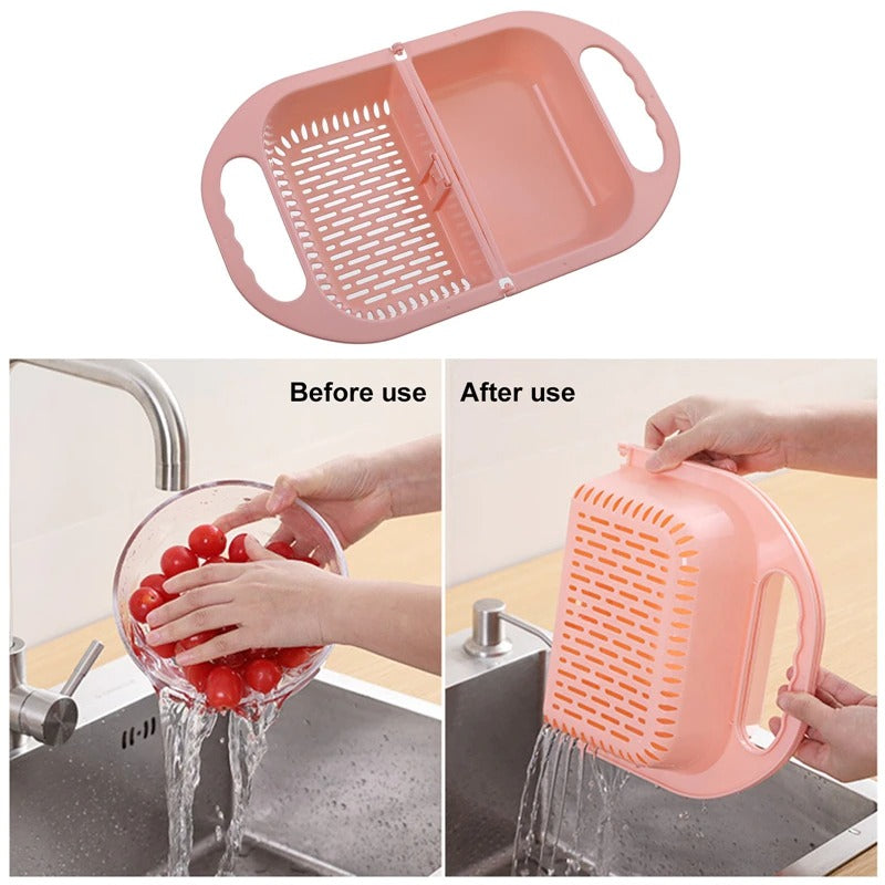 Folding Drain Basket Bowl