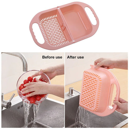 Folding Drain Basket Bowl