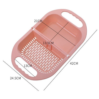 Folding Drain Basket Bowl