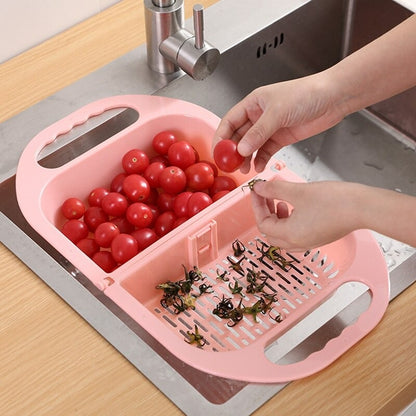 Folding Drain Basket Bowl