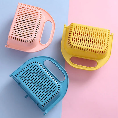 Folding Drain Basket Bowl