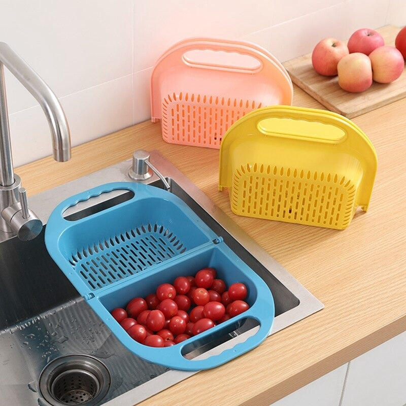 Folding Drain Basket Bowl