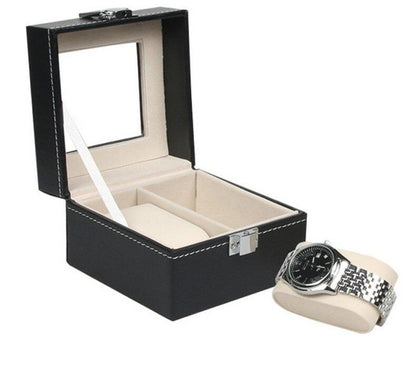 "Buy 2 Grids Leather Watch Box from Funkyshop24, the Best online shopping website in India, Best Quality, Best Price, Fast Delivery. Visit www.funkyshop24.com"