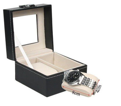 "Buy 2 Grids Leather Watch Box from Funkyshop24, the Best online shopping website in India, Best Quality, Best Price, Fast Delivery. Visit www.funkyshop24.com"