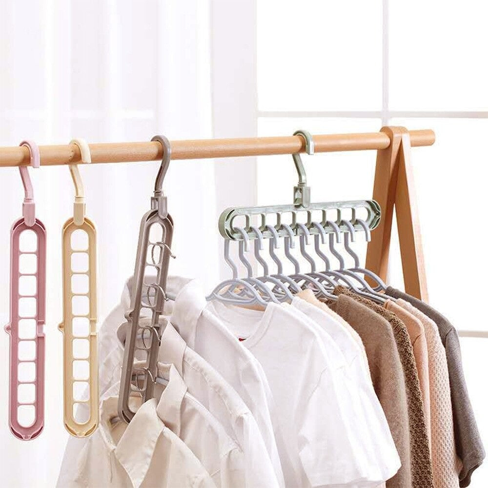 Buy Nine-hole Rotating Clothes Rack Set of 5 from Funkyshop24, the Best online shopping website in India, Best Quality, Best Price, Fast Delivery. Visit www.funkyshop24.com