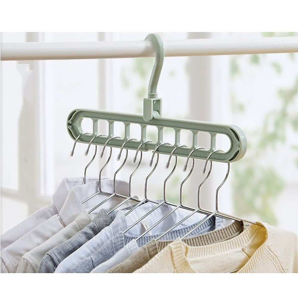 Buy Nine-hole Rotating Clothes Rack Set of 5 from Funkyshop24, the Best online shopping website in India, Best Quality, Best Price, Fast Delivery. Visit www.funkyshop24.com