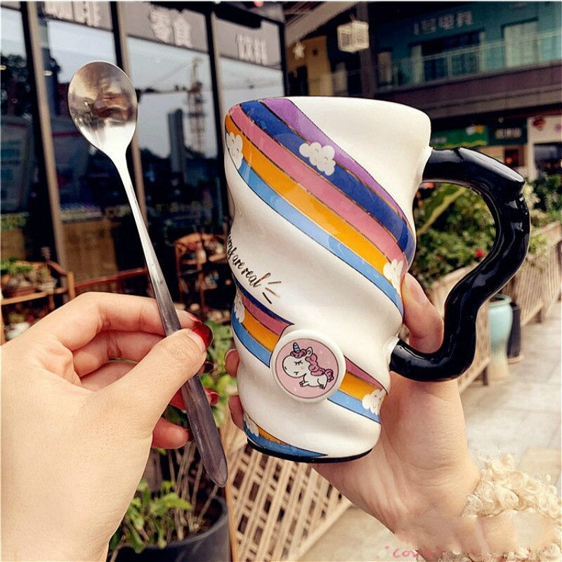 Long Unicorn Mug