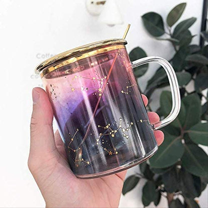 Gold Star Glass Mug