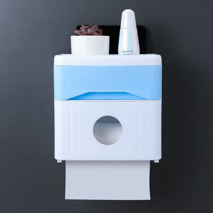 Wall Mounted Tissue Box White