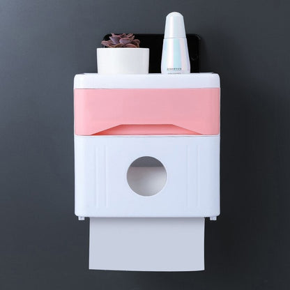 Wall Mounted Tissue Box White