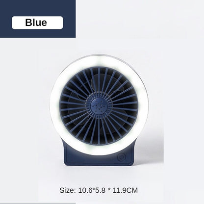 Folding Retractable LED Fan