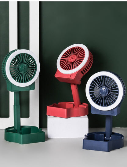 Folding Retractable LED Fan