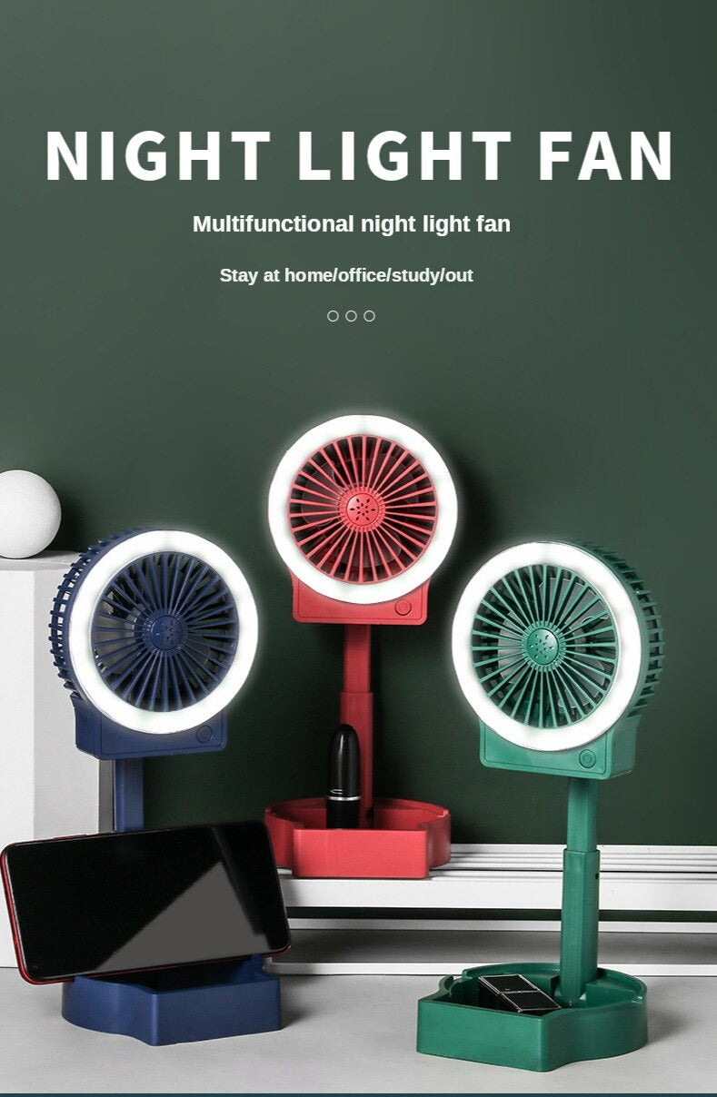 Buy Folding Retractable LED Fan from Funkyshop24, the Best online shopping website in India, Best Quality, Best Price, Fast Delivery. Visit www.funkyshop24.com