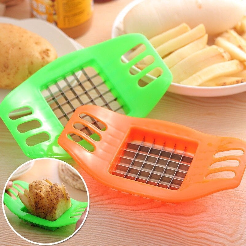 Stainless Steel Plastic Potato Cutting Tool