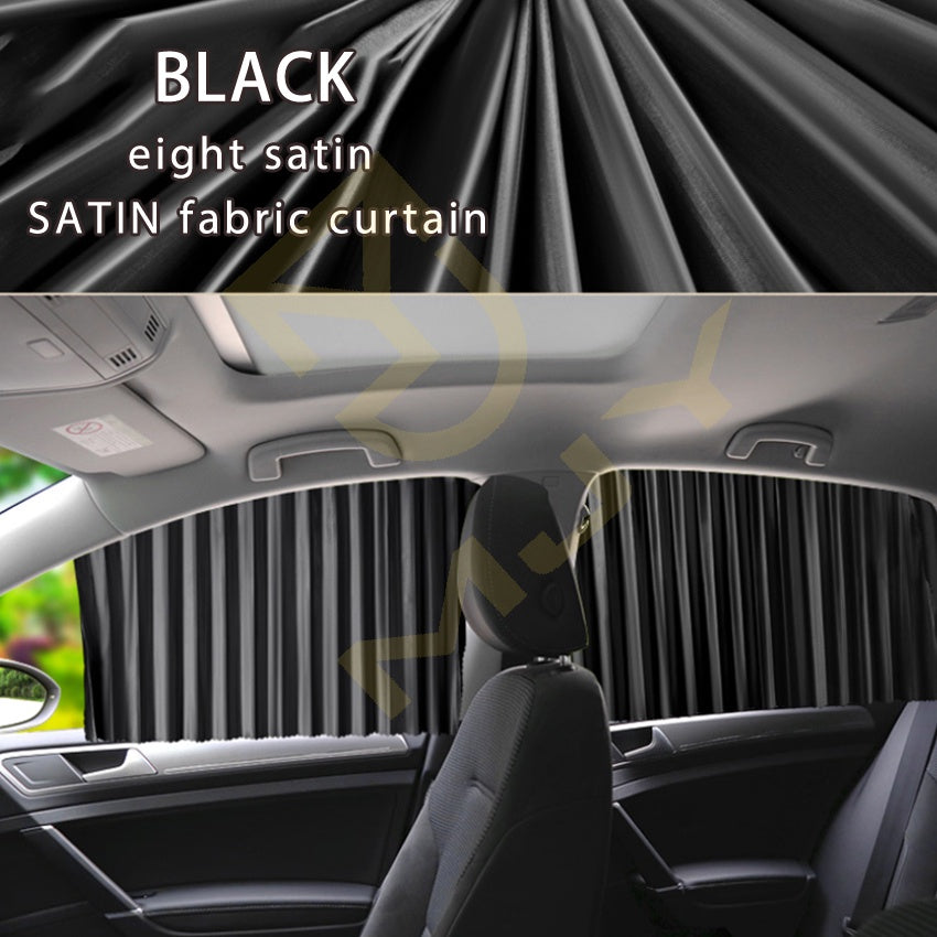 Magnetic Car window Curtains  - Set of 4