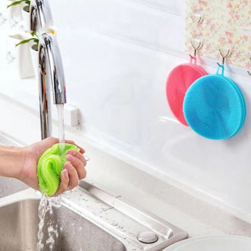 Buy Silicone Dishcloth Set of 5 Multicolor from Funkyshop24, the Best online shopping website in India, Best Quality, Best Price, Fast Delivery. Visit www.funkyshop24.com