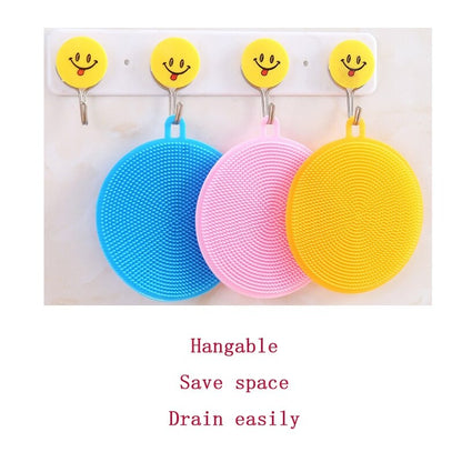 Silicone Dishcloth Set of 5 Multicolor