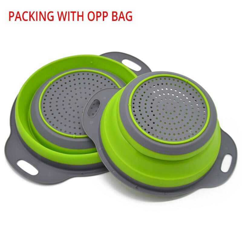 Foldable Silicone Basket 2 pc Set