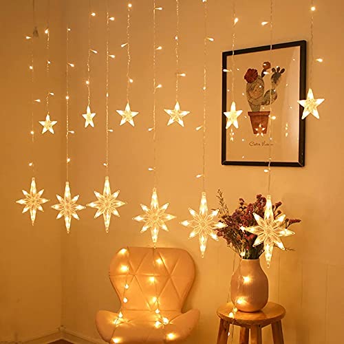 Polar Star Curtain Lights | Warm White LED