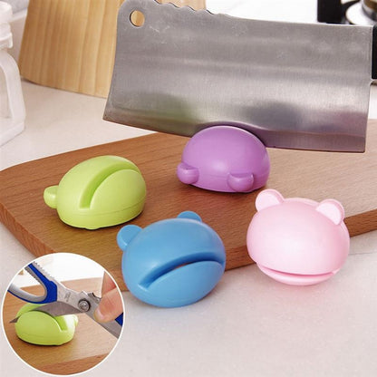 Frog Shape Design Mini Knife Sharpener Assorted Color