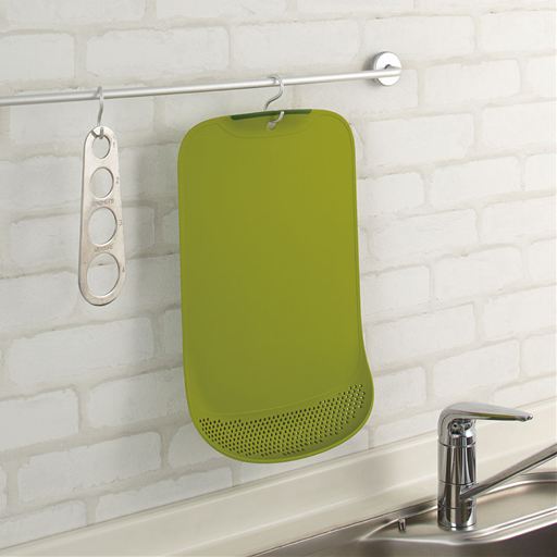 Drainer Integrated Cutting Board