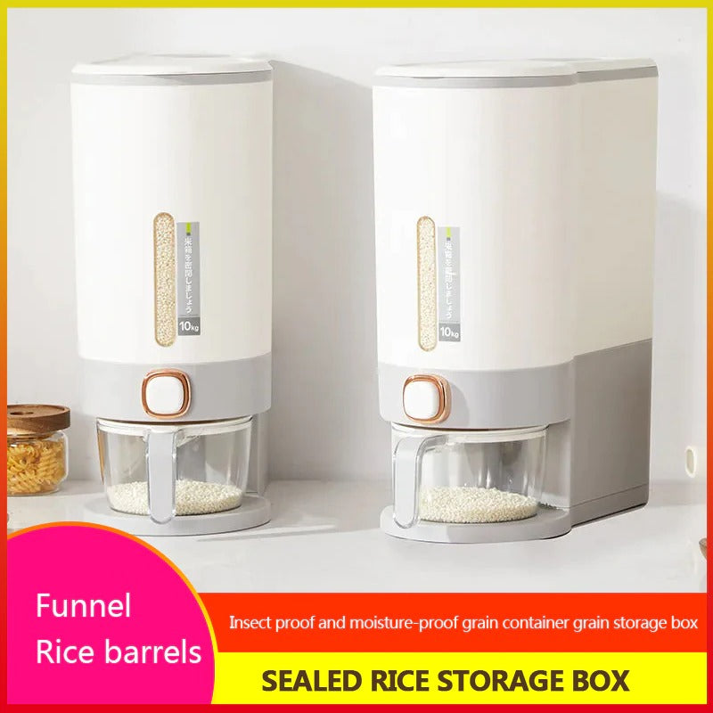 Automatic Rice Bucket Grain Storage Box