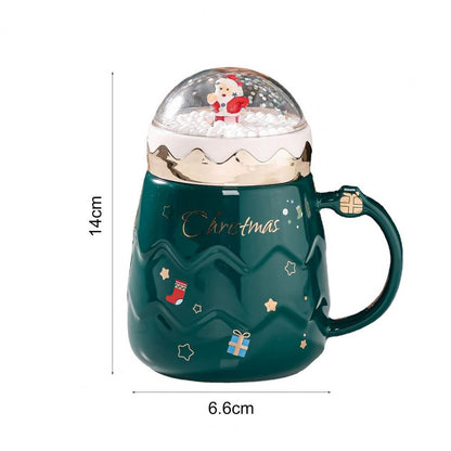 Christmas Designs Cartoon Ceramic Christmas Mug 400 ml - Sold Individually