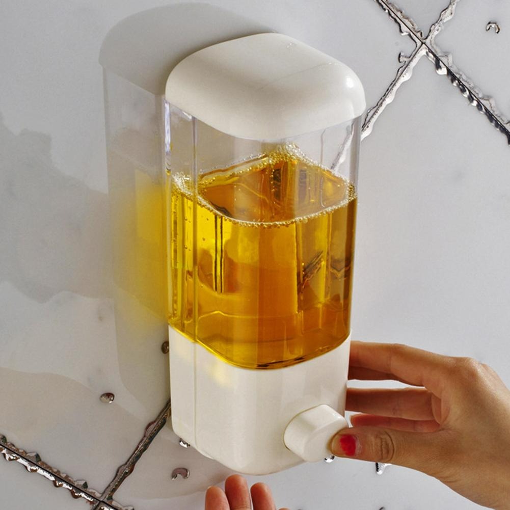 150ML Wall Mounted Soap Dispenser Bathroom Sanitizer Shampoo Shower Gel Container Bottle