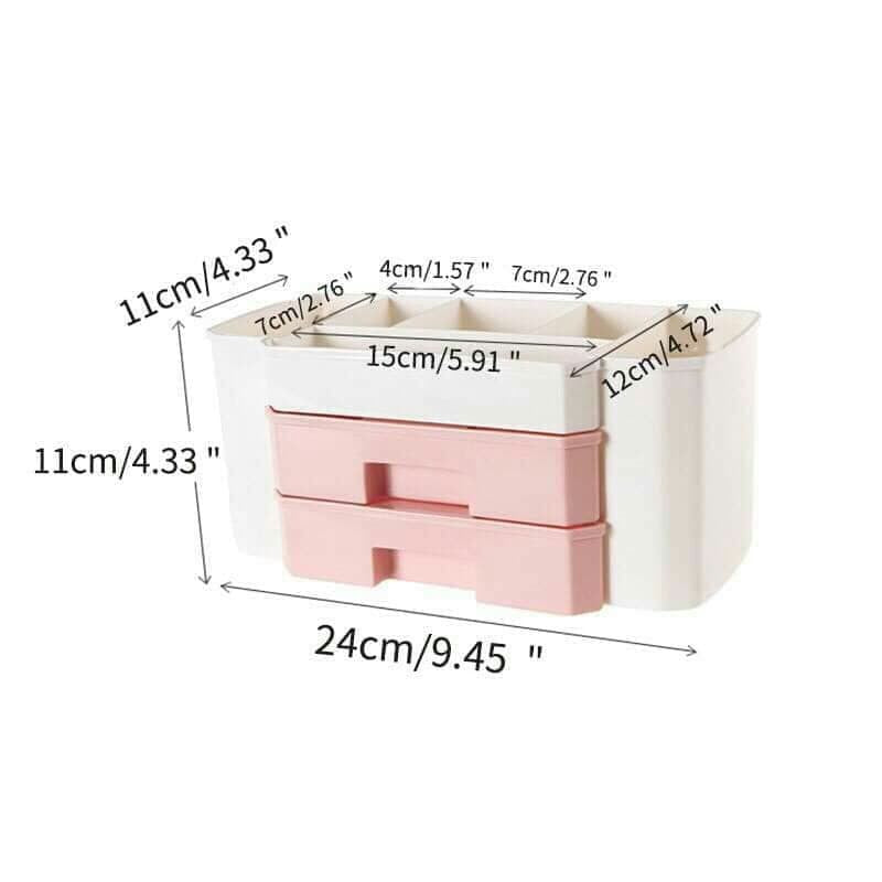 Desk Organizer Double Drawer