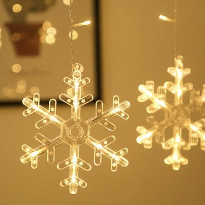 Snowflake Curtain Lights