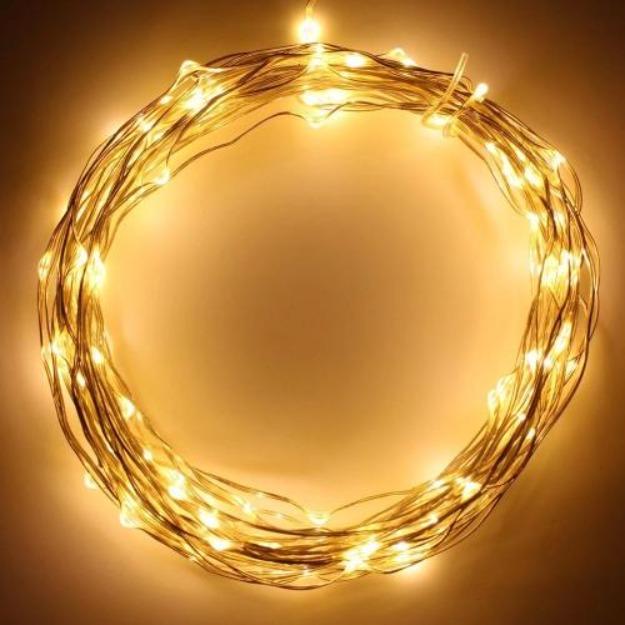 Copper Wire Fairy LED String Lights - 2AA Battery Operated