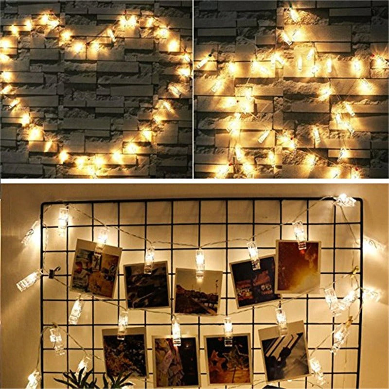 Photo Clips Lights - Warm White LED