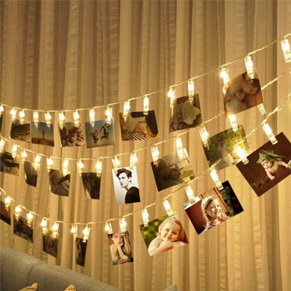 Photo Clips Lights - Warm White LED