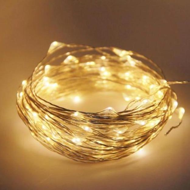 Copper Wire Fairy LED String Lights - 2AA Battery Operated