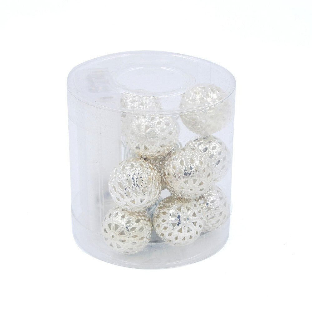 Metal Balls Decorative String Lights - Warm White