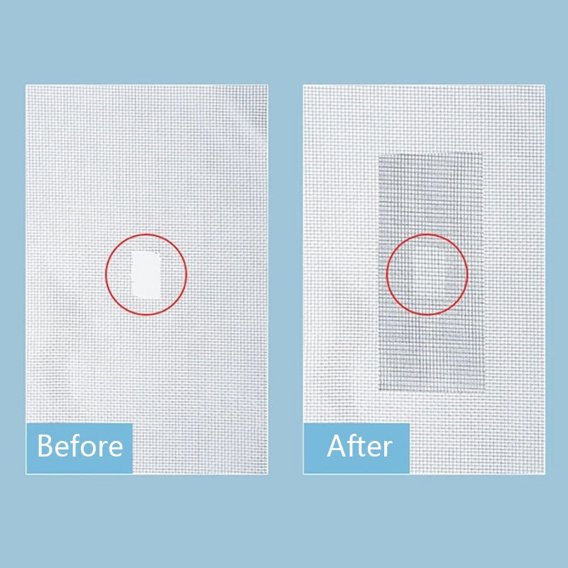 2MTR Window Net Anti-Mosquito Mesh Sticky Wires Patch Repair Tape