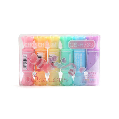 Cute Fresh Candy Shape Double Head Highlighter