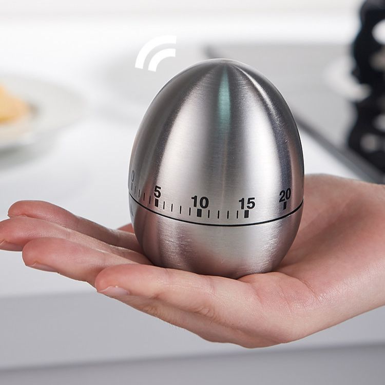 60 Minutes Stainless Steel Egg Timer Cooking Tool | FunkyShop24